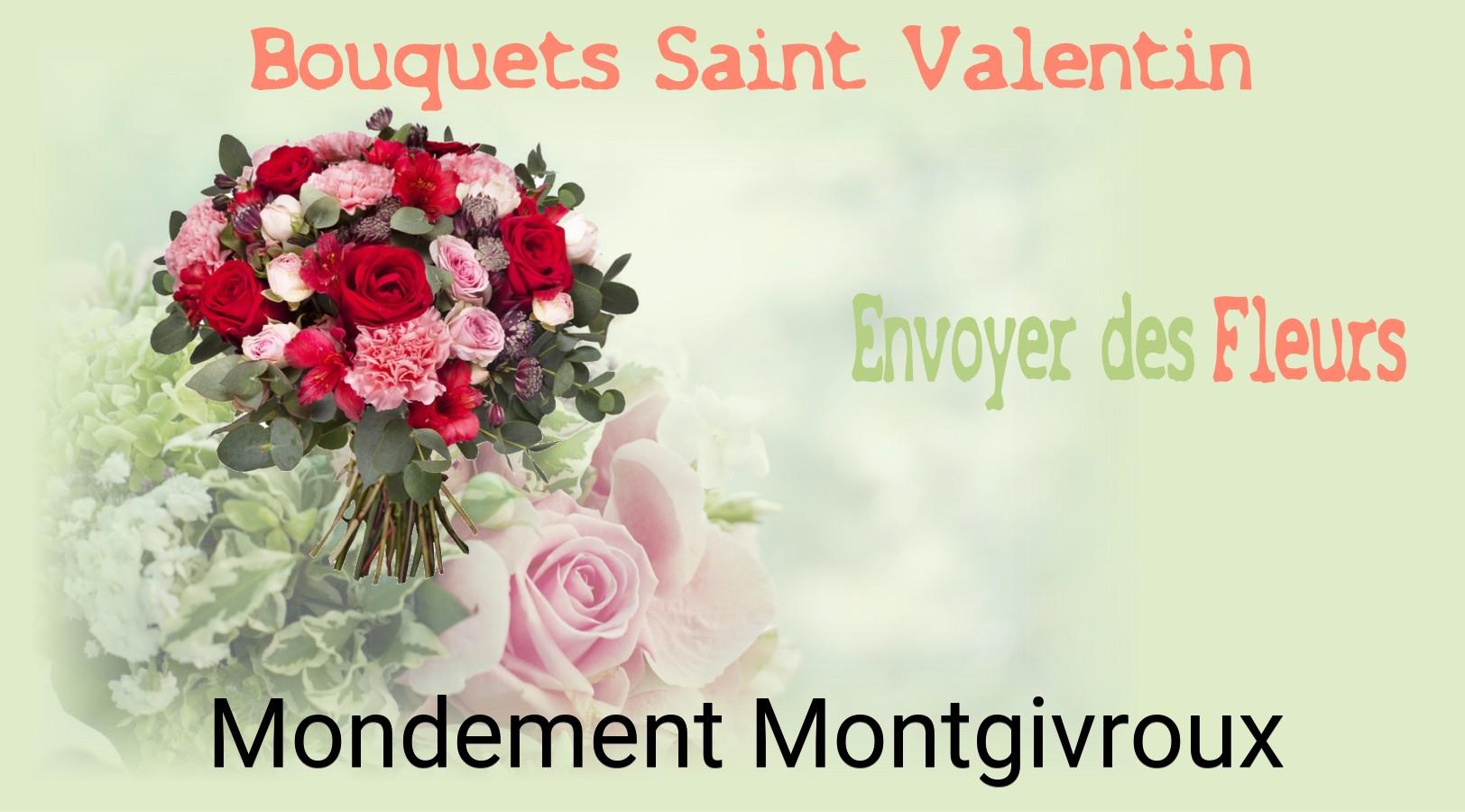 Roses de Saint-Valentin livrées à Mondement-Montgivroux